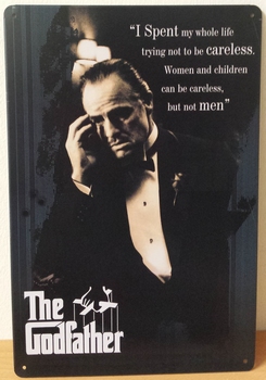 The Godfather metalen reclamebord i spend my hole life