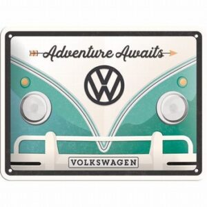 Volkswagen bulli adventure reclamebord relief