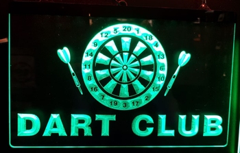 Dart club led lamp ledverlichting darten