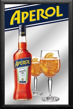 Aperol bottle spiegel glasses