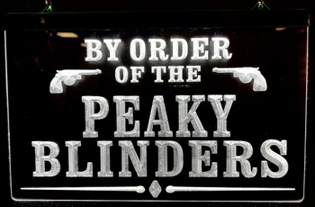 The Peaky blinders ledverlichting witte led