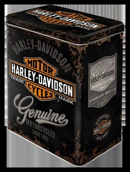 Harley Davidson Genuine voorraadblik metaal
