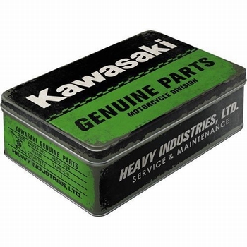Kawasaki Genuine parts koekblik voorraadblik metaal