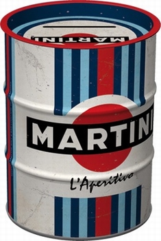 Martini racing l aperitivo metalen spaarpot oil barr