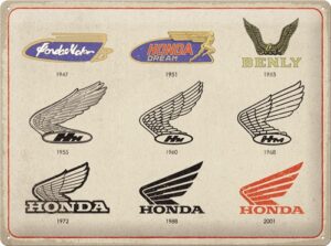 Honda logo metalen reclamebord reliëf wandbord motoren