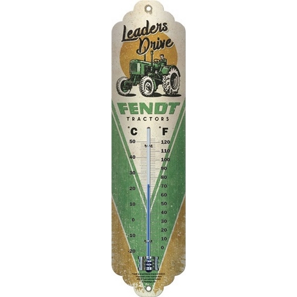 NA80346 Fendt thermometer metaal leaders drive 30 x 6.5 cm