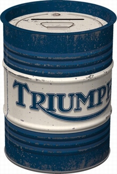 Triumph Spaarpot money barrel metaal