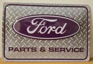 Ford parts service wandbord