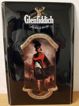 Glenfiddich schotse man reclamebord
