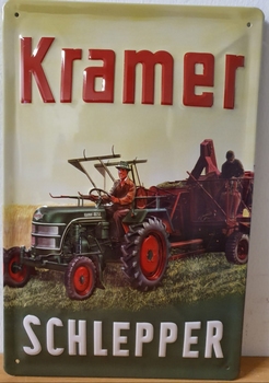 Kramer tractor Schlepper wandbord