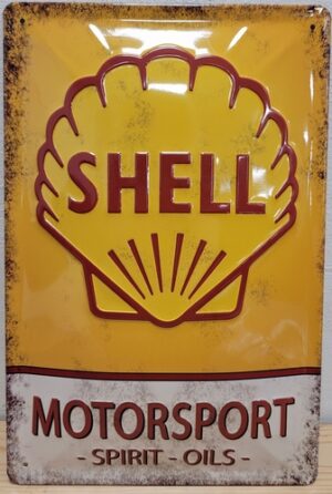 Shell motorsport oils reclamebord