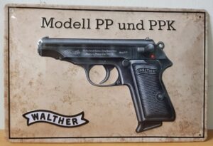 Walther pp ppk reclamebord
