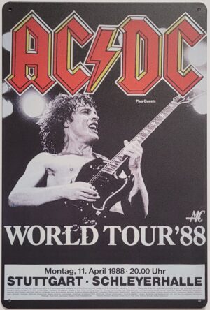 ACDC world tour wandbord