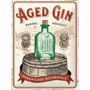 Aged Gin barrel bord