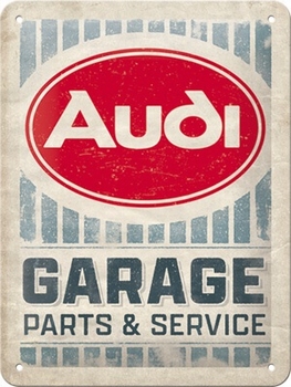 Audi garage metalen reclamebord