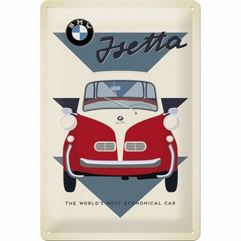 BMW Isetta reliëf reclamebord