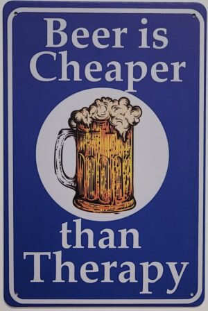 Beer cheaper than Therapy