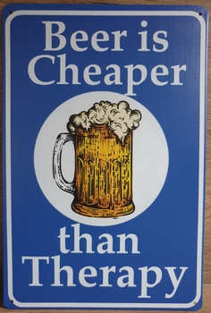 Beer cheaper than Therapy