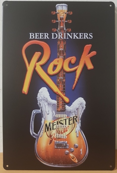 Beer drinker rock gitaar