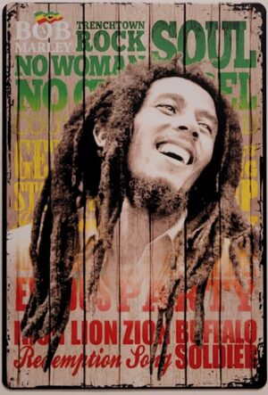 Bob Marley songs wandbord