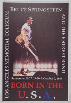 Bruce Springsteen Concert Wandbord