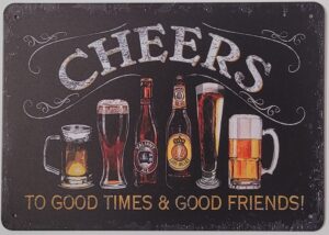 Cheers good times reclamebord