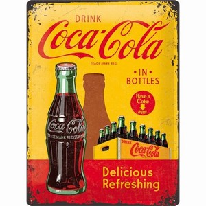 Coca cola delicious refreshing