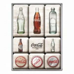 Coca cola flessen magneetset