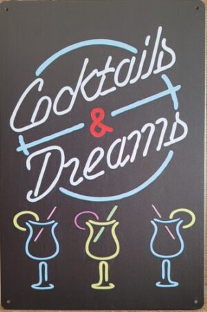 Cocktails Dreams neon reclamebord