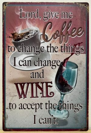 Coffee change Wine accept