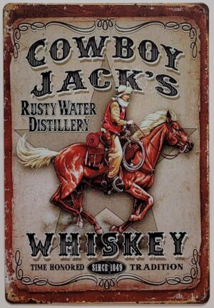 Cowboy jacks whiskey paard