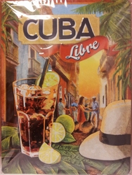 Cuba Libre reclamebord Reliëf