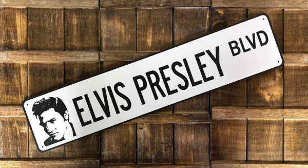 Elvis Presley boulevard wandbord