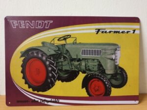 Fendt farmer tractor wandbord