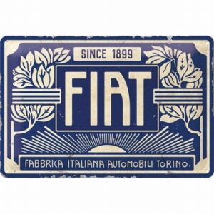 Fiat 1899 logo wandbord