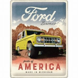 Ford Bronco America wandbord