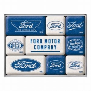 Ford logo evolution magneetjes