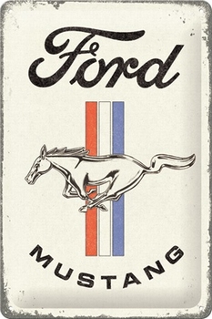 Ford mustang horse wandbord