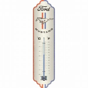 Ford mustang stripes thermometer