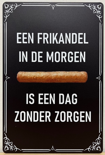 Frikandel in de morgen