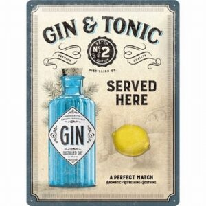 Gin en Tonic reclamebord