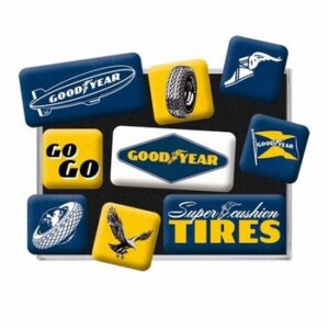 Goodyear tires set magneetjes