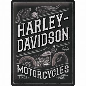 Harley Davidson eagle reclamebord
