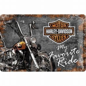 Harley Davidson favorite ride relief metaal