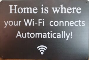 Home where wifi connects