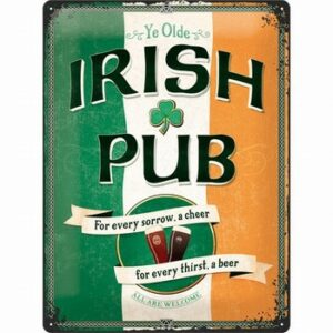 Irish Pub sorrow  reclamebord