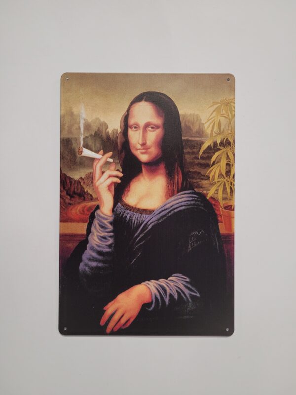 Mona Lisa portret wandbord - Afbeelding 2