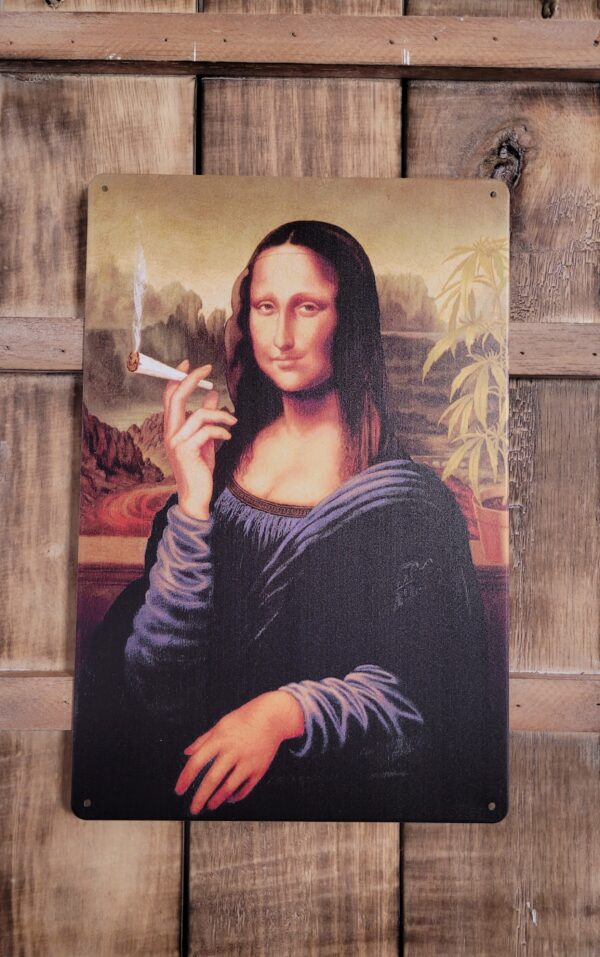 Mona Lisa portret wandbord - Afbeelding 4