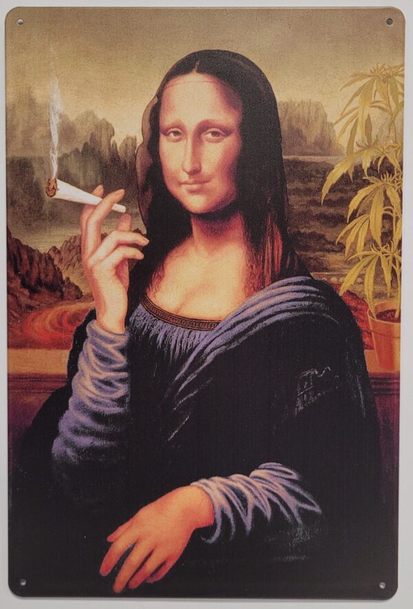 Mona Lisa portret wandbord