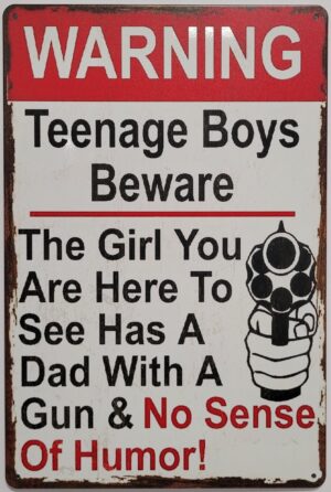 warning teenage boys beware